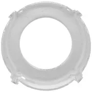 Castone PureCrystal 1122 Rivoli tondo mm. 18 argentato