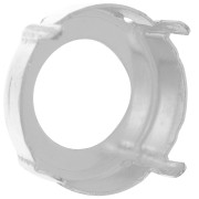 Castone PureCrystal 1122 Rivoli tondo mm. 18 argentato