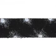 Laccetto 10 mm Scintillante Nero x 30cm