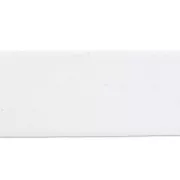 Laccetto pelle Scamosciata 20 mm Bianco x1m