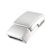 Chiusura magnetica 22x13 mm per laccetto 10mm argentato antico x1|raw }}