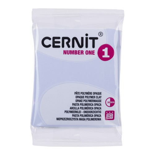 Pasta Cernit Number One opaca - Blu pastello (n. 259) x 56 g