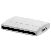 Chiusura magnetica 33x22 mm per laccetto 30mm argentato anticoi x1