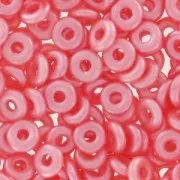 O Bead 4 mm Pastel Light Coral x5g