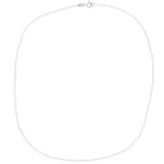 Collana a maglia Jaseron limata 1,8 mm - Argento 925 x42cm|raw }}