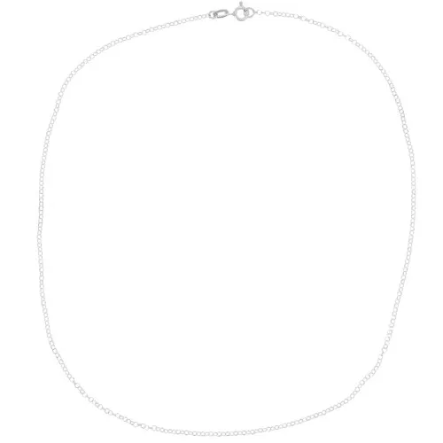 Collana a maglia Jaseron limata 1,8 mm - Argento 925 x42cm