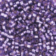 Miyuki Delica Duracoat 11/0 DB2168 - Silver Lined Dark Orchid x8g|raw }}