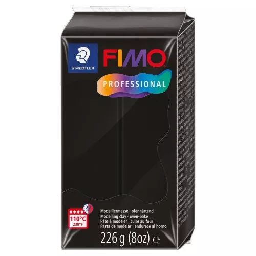 Pasta Fimo Professional 226gr Nero (n°09) x1