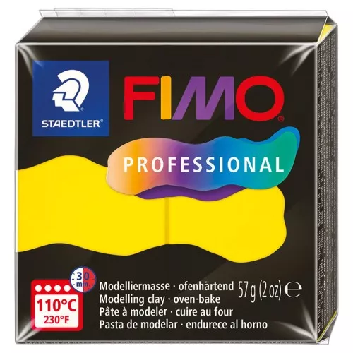 Pasta Fimo Professional 57gr Giallo puro (n°100)