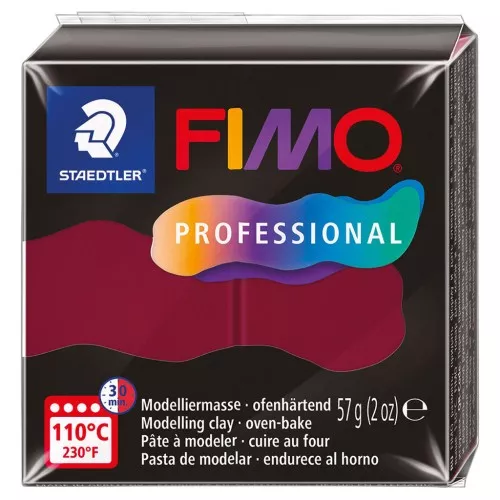 Pasta Fimo Professional 57gr Bordeaux (n°23)