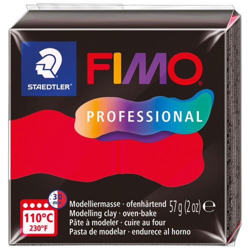 Pasta Fimo Professional Paste 57gr Rosso puro (n°200)