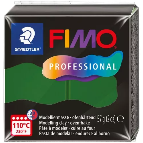 Pasta Fimo Professional 57gr Verde foglia (n°57)
