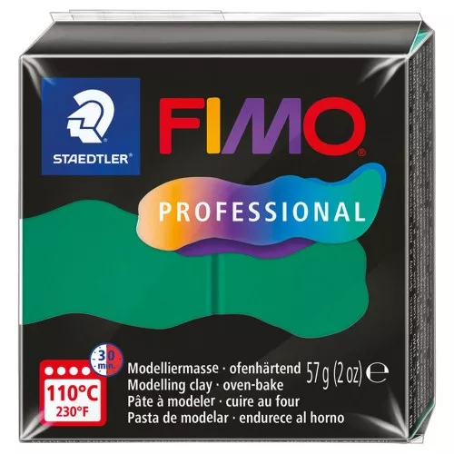 Pasta Fimo Professional 57gr Verde puro (n°500)