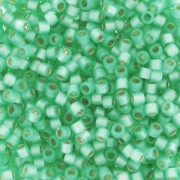 Miyuki Delica Duracoat 11/0 DB2188 - Alabaster S/L Dyed Spearmint x8g|raw }}