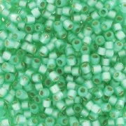 Miyuki Delica Duracoat 11/0 DB2188 - Alabaster S/L Dyed Spearmint x8g