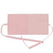 Pochette in camoscio per gioielli 60x60 mm - Rosa x1