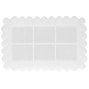 Stampo in silicone per vassoio rettangolare in resina - 16,5x10,5 cm x1