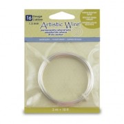 Filo di rame Artistic Wire 1,3 mm - Placcato argento anti-ossidazione x 3 m