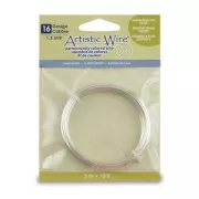 Filo di rame Artistic Wire 1,3 mm - Placcato argento anti-ossidazione x 3 m