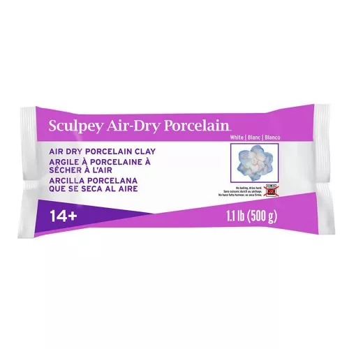 Pasta Sculpey Air-dry porcellana - Bianco x500gr