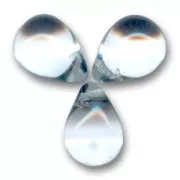 Gocce 14x20 mm. Crystal  x4