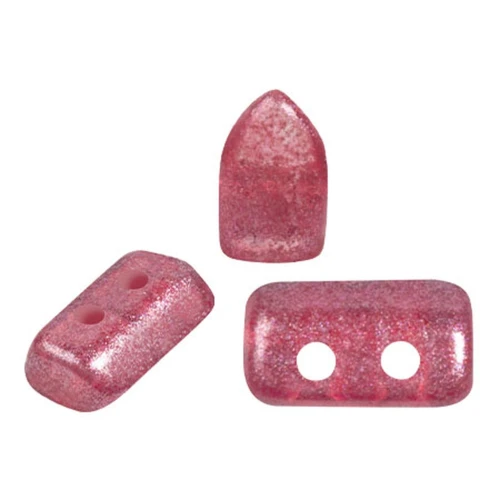 Perle di vetro Piros® by Puca® 2x5 mm - Riviera Cherry x10g