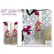 Perle di vetro Piros® by Puca® 2x5 mm - Riviera Fuchsia x10g