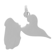 Pendente Guadalupe 14x19 mm - Acciaio inossidabile 304L x1