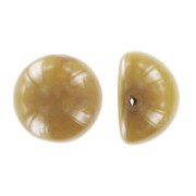 Dome Beads 14x8 mm Khaki x5