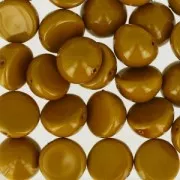 Dome Beads 14x8 mm Khaki x5