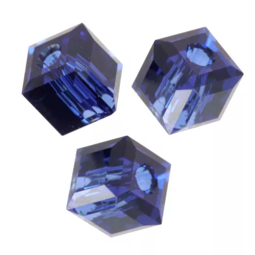 Cubi PureCrystal 5601 da 4 mm - Reinvented Dark Sapphire x8