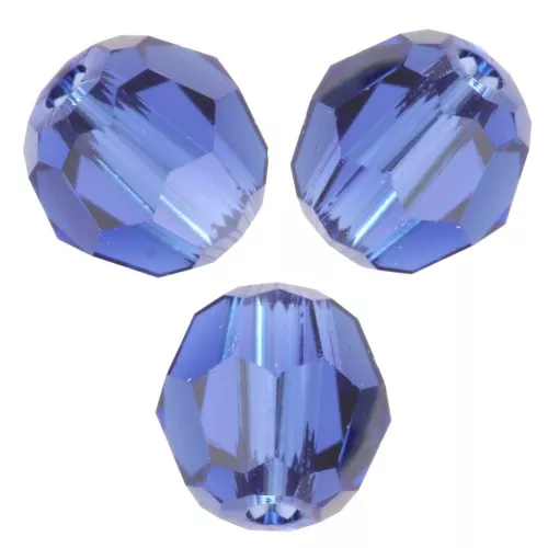 Perle rotonde PureCrystal 5000 da 4 mm - Reinvented Dark Sapphire x20