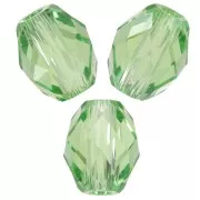 Perle - Olives Briolettes PureCrystal 5044 perles olives 5x4 mm - Reinvented Peridot x10 Olives Briolettes PureCrystal 5044 perles olives 5x4 mm - Reinvented Peridot x10