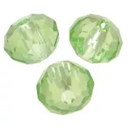Perle - Perles rondes aplaties PureCrystal 5040 4 mm - Reinvented Peridot x20 Perles rondes aplaties PureCrystal 5040 4 mm - Reinvented Peridot x20