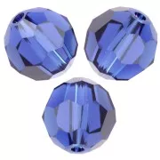 Perla rotonda PureCrystal 5000 da 8 mm - Reinvented Dark Sapphire x1