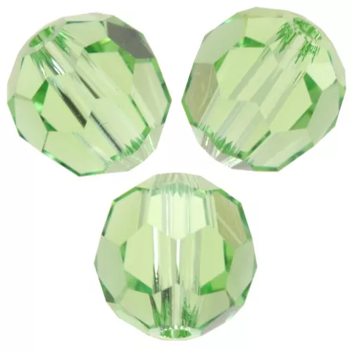 Perline rotonde PureCrystal 5000 da 6 mm - Peridoto reinventato x6
