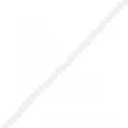 Perle sfaccettate rotonde - rotonde appiattite 4,5x3,5 mm Opale bianco x40cm