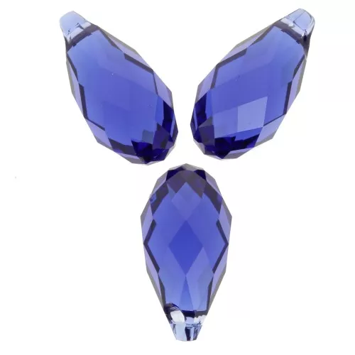 PureCrystal 6010 13x6,5 mm Goccia - Zaffiro scuro reinventato x1