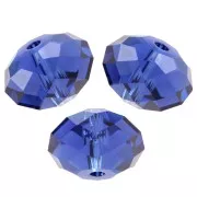Perla rotonda appiattita PureCrystal 5040 8 mm - Reinvented Dark Sapphire x1