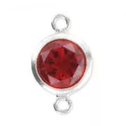 Separatore 2 anelli mm. 11x6 - Ossido di zirconio - Siam Argento 925 x1