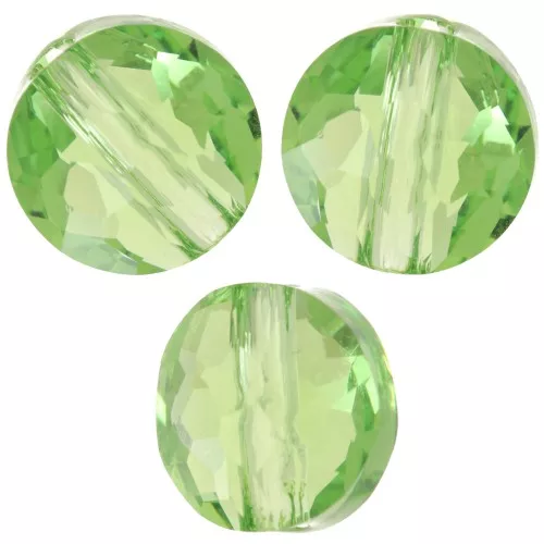 Perla rotonda piatta - 8 mm - Thin Round PureCrysta 5034 - Reinvented Peridot x1
