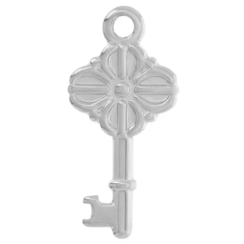 Pendente antico a forma di chiave 25,5x12 mm - Acciaio inossidabile 304L x1