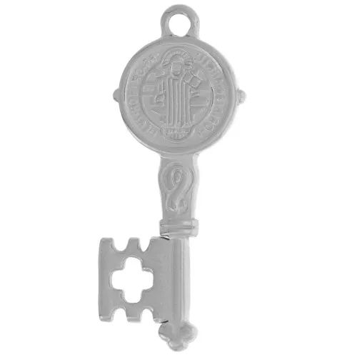 Pendente a forma di chiave 35,5x14 mm - motivo religioso - acciaio inossidabile 304L x1