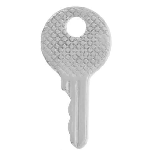 Pendente a forma di chiave rotonda 25x12,5 mm - Acciaio inossidabile 304L x1