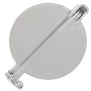 Supporto per mandrino con vassoio per cabochon a fondo piatto da 20 mm Acciaio inox x1