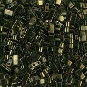 Miyuki Half Tila Beads 5x2.3x1.9 mm HTL-306 - Olive Gold Luster x10g|raw }}