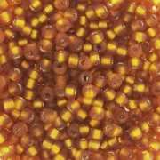 Rocaille Miyuki 11/0 2422F - Silver Lined Mat Topaz x8g