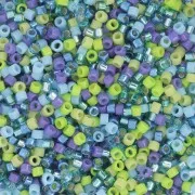 Verde - Mix Miyuki Delica 11/0 - Aurora x8g Mix Miyuki Delica 11/0 - Aurora x8g