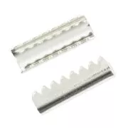 Terminali a stringere senza mm. 12 argentato x10