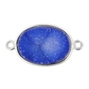 Separatore Druzy 2 anellini 21mm  Argento 925/Tanzanite x1|raw }}